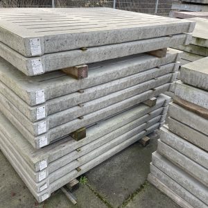 Betonplaten met gleuven 100 mm