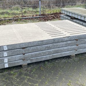 Betonplaten met gleuven 100 mm
